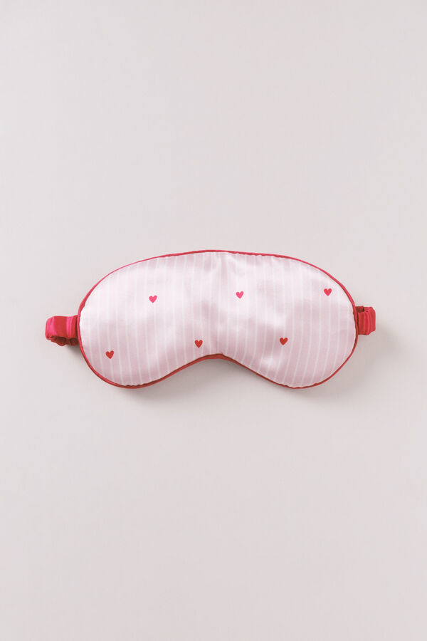 Women'secret Striped and hearts sleeping mask printed
