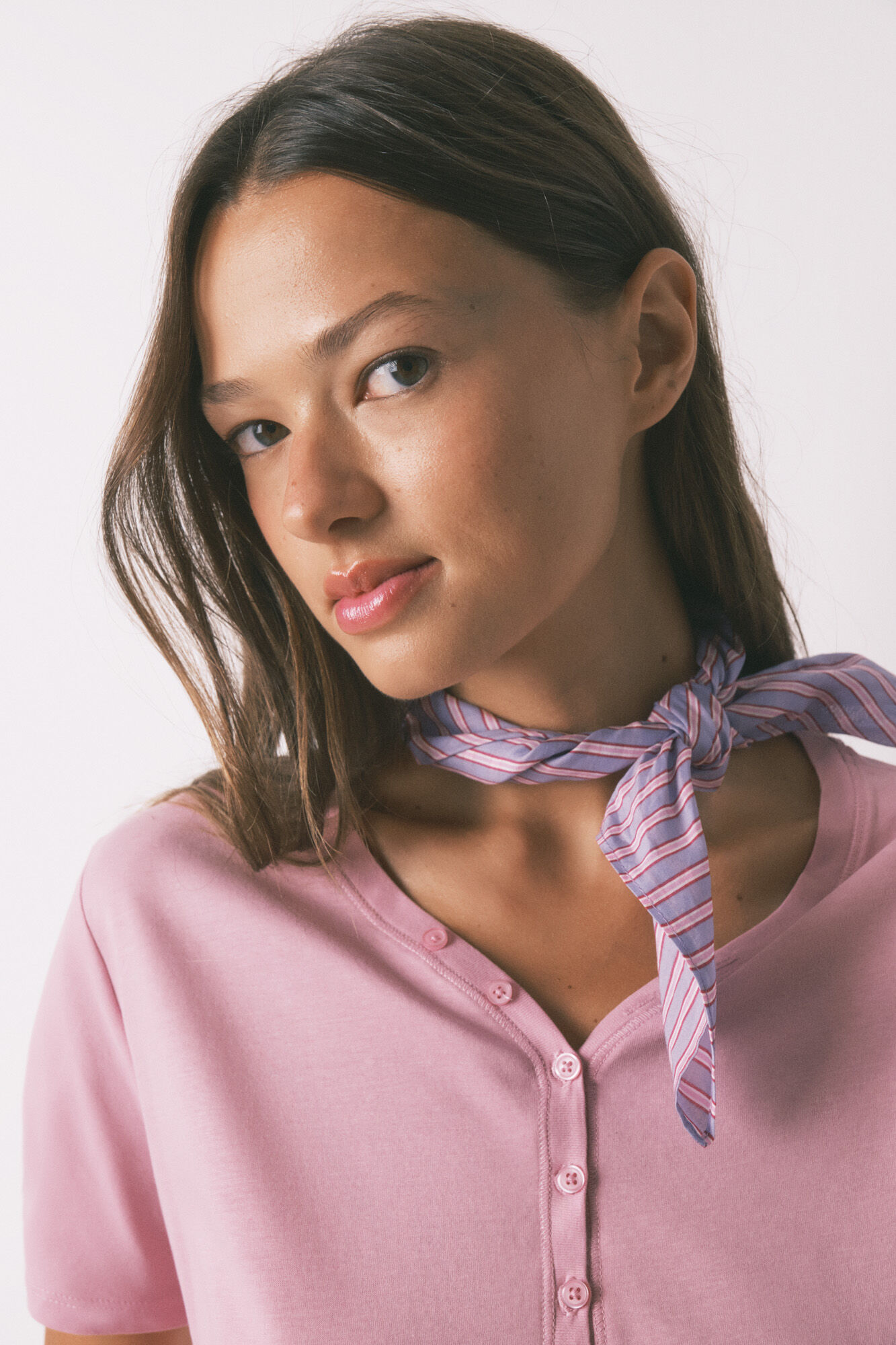 Women'secret Marama sa pruge printom u stilu bandane