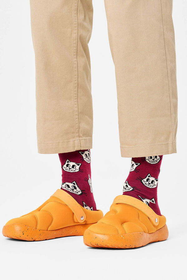 Happy Socks Meias unissex para gatos estampado