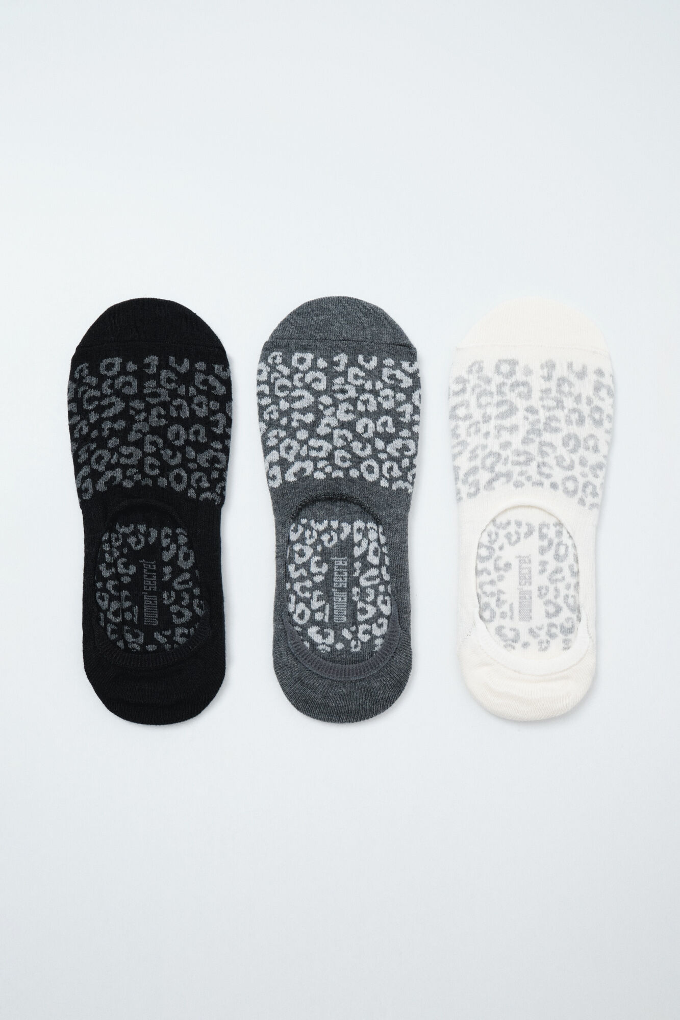 Women'secret Sivi slip čarapa paket sa životinjskim printom (3 komada)