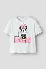 Name it Short sleeve girl's T-shirt MINNIE white
