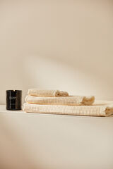 Calma House Badetuch senfgelb marte mit Print