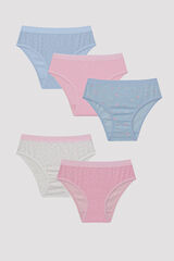 Womensecret Girls' butterfly patterned 5 pack  Slip Panties mit Print