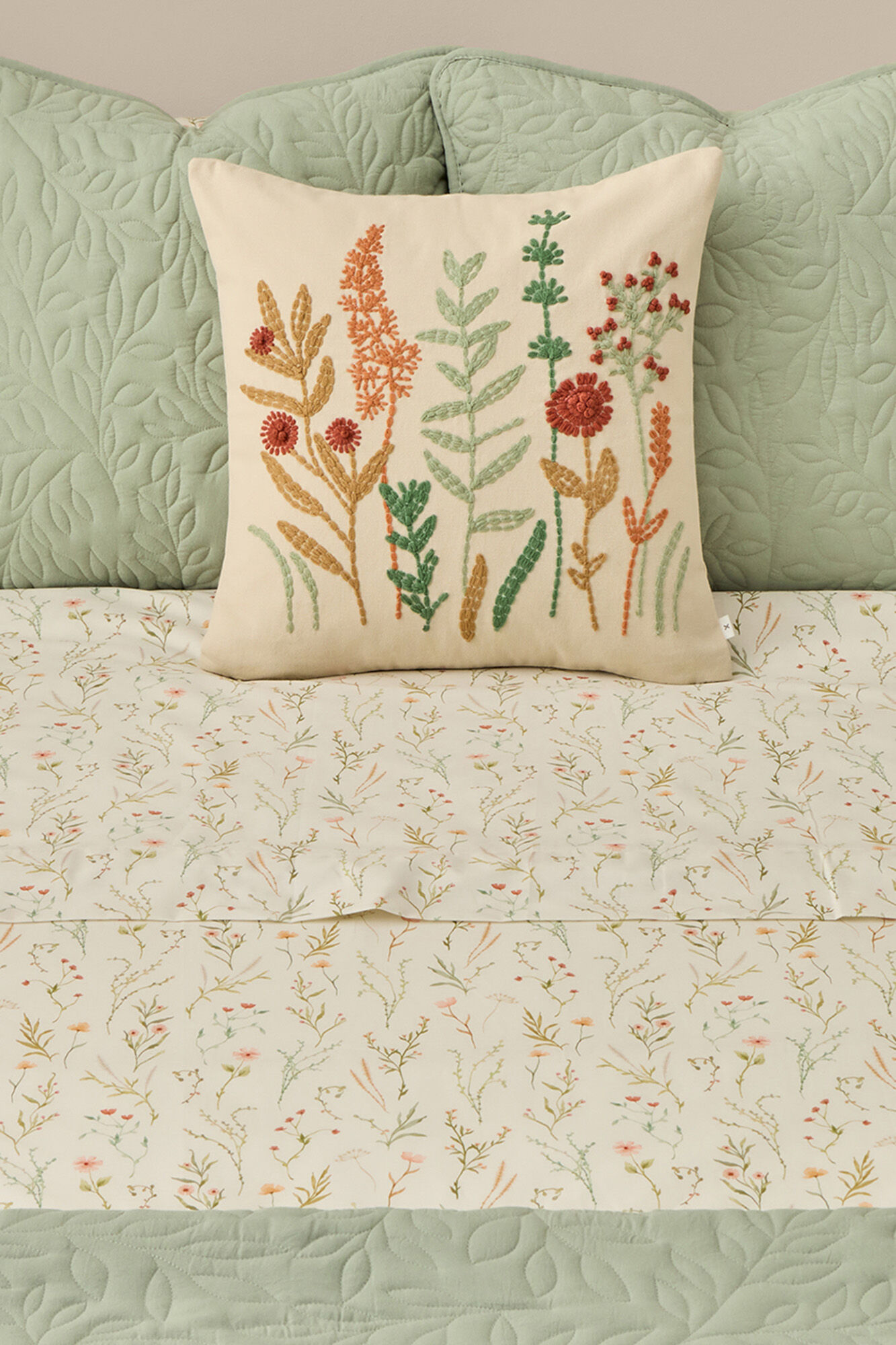 Textura Bedrucktes Satin-Bettlaken