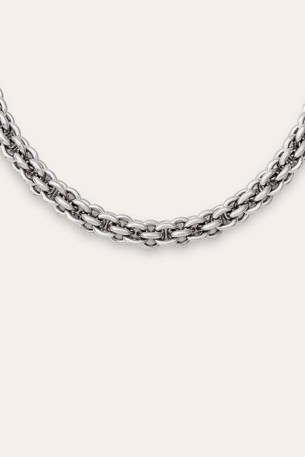 Singularu Collar Big Rope Acero gris