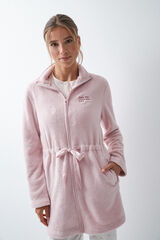 Women'secret Pink long robe with belt pink