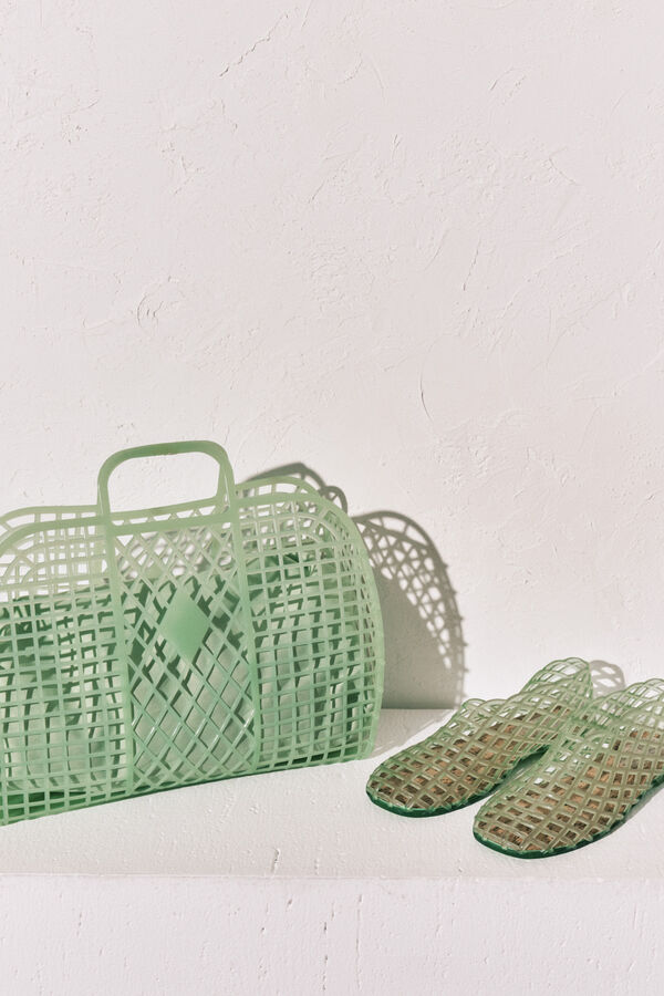 Women'secret Zelena srednja jelly mrežasta ta&scaron;na Zelena