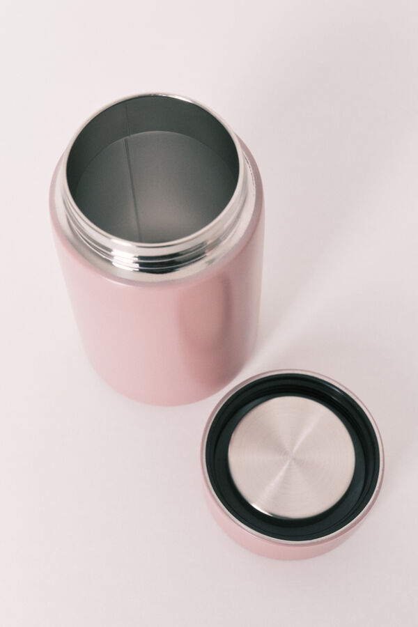 Women'secret Pink metal logo bottle pink