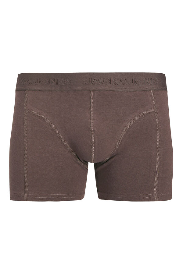 Jack & Jones Pack 3 Boxer marr&oacute;n