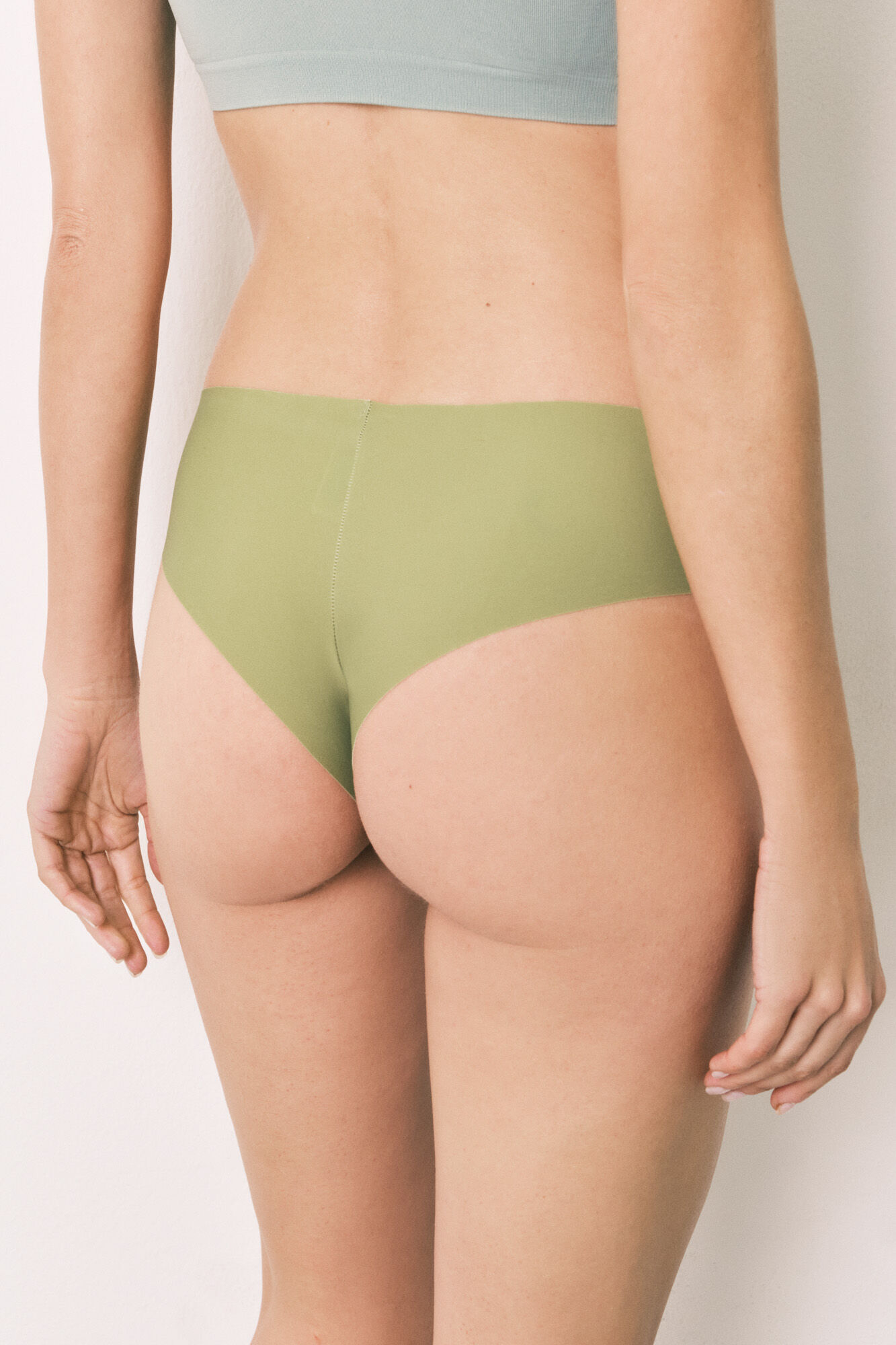 Women'secret Braga ancha brasile&ntilde;a clean cut flor verde