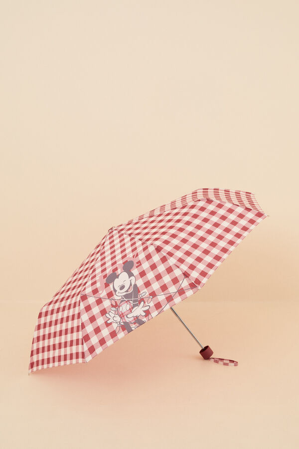 Womensecret Parapluie pliable Mickey Mouse marron