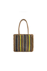 Textura Strandtasche in Bast-Optik Rosa