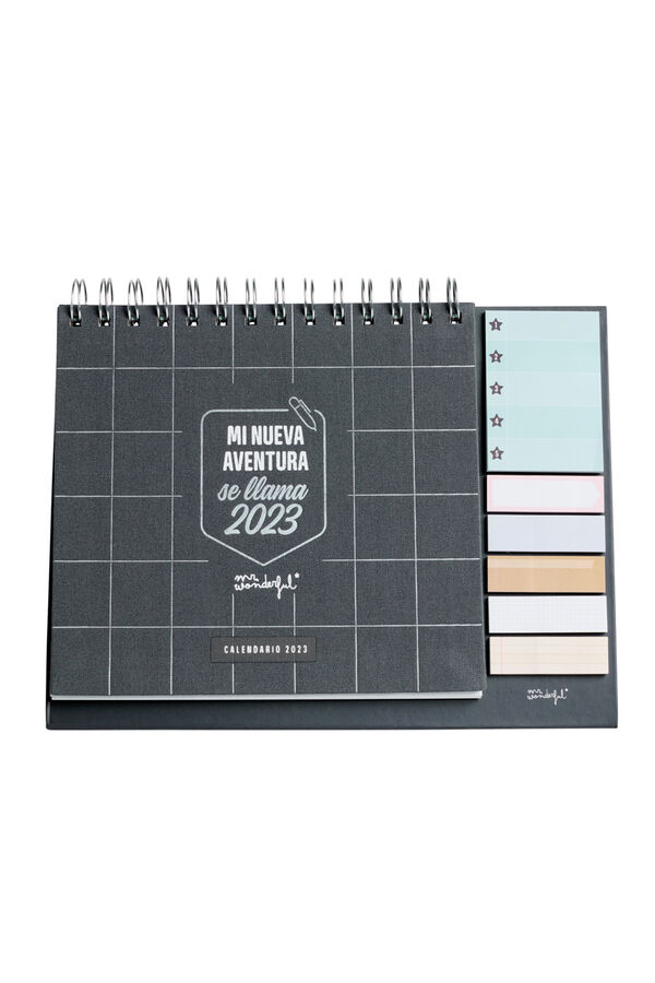 Mr. Wonderful Calend&aacute;rio de mesa estampado