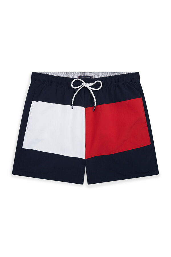 Tommy Hilfiger Classic men's Tommy flag swimwear blue