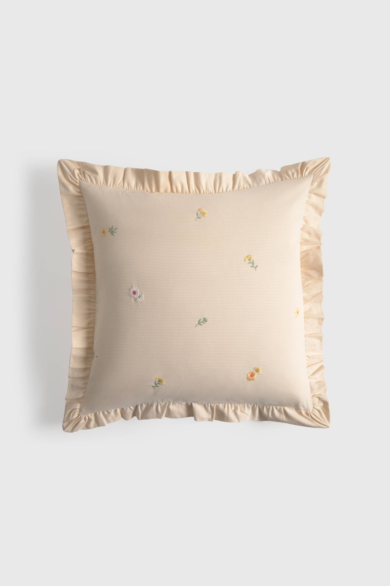 Textura Funda de cuadrate con bordados