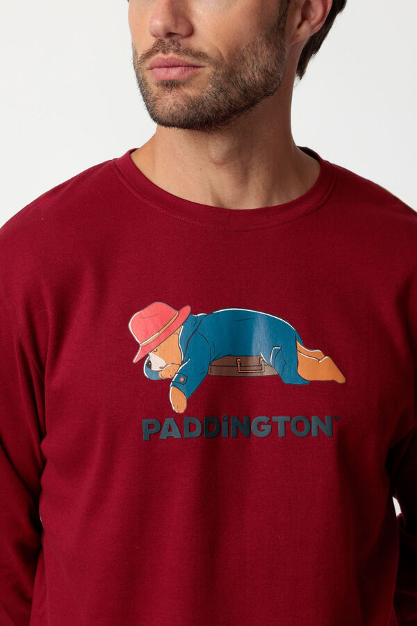 Admas Pijama comprido Paddington 100% algod&atilde;o para homem estampado