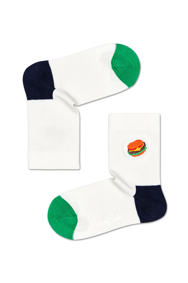 Womensecret 3-pack snack print socks bleu