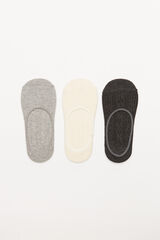 Womensecret Texturált zoknik, 3 db-os csomag rávasalt mintás