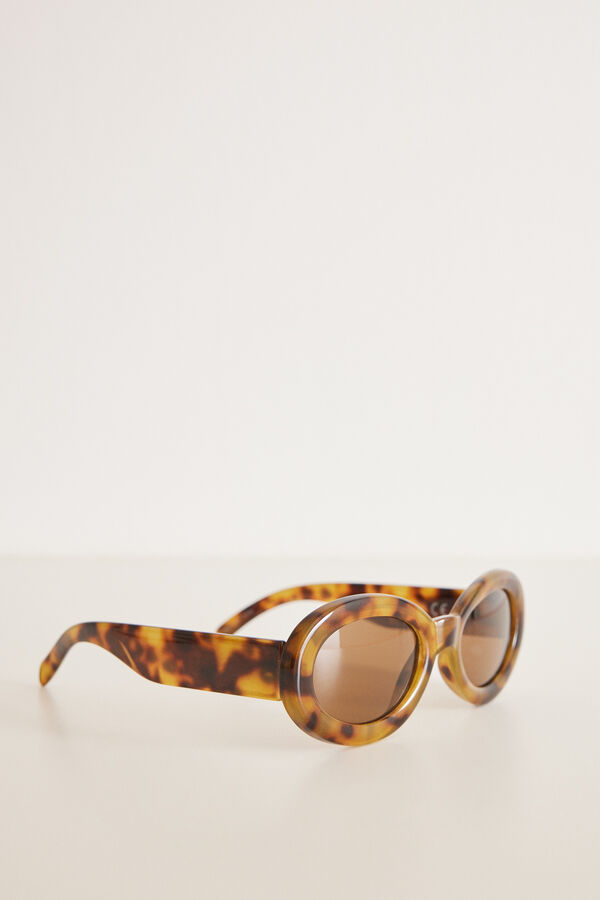 Womensecret Round tortoiseshell sunglasses Print