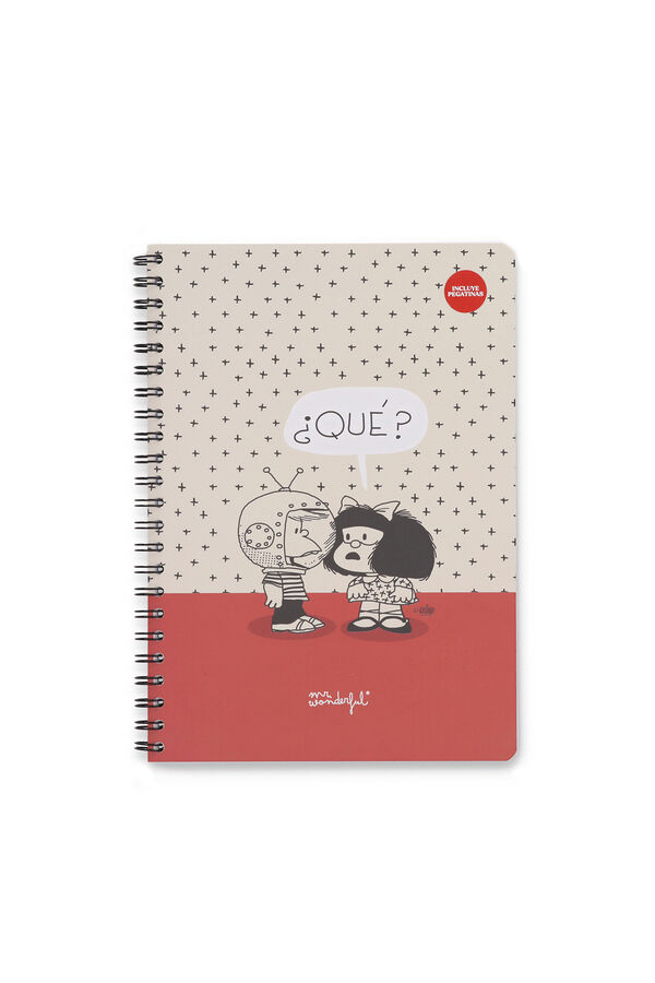 Mr. Wonderful Libreta A4 - Mafalda estampado