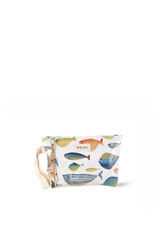 Kbas Trousse de toilette en toile plastifi&eacute;e marron