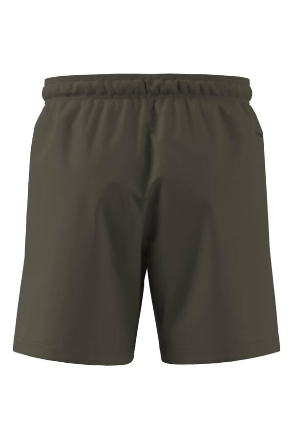 Adidas Pantal&oacute;n corto t&eacute;cnico logo marr&oacute;n