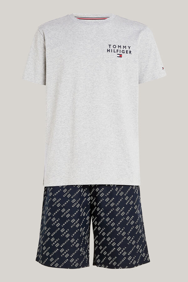 Womensecret Pyjama set with shorts and top grey