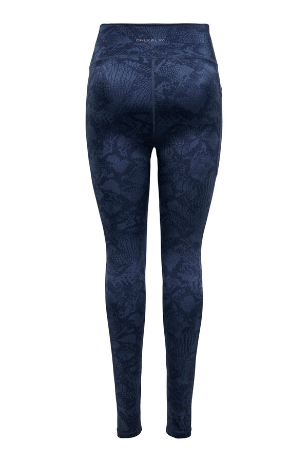 Only Play Legging de cintura alta azul