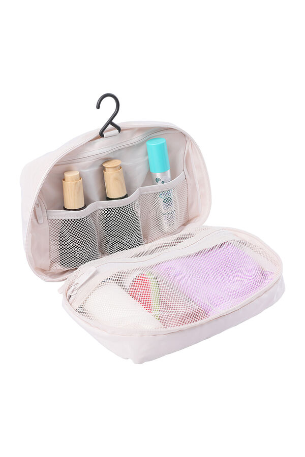 Totto Organizador de banheiro All In Travel bege