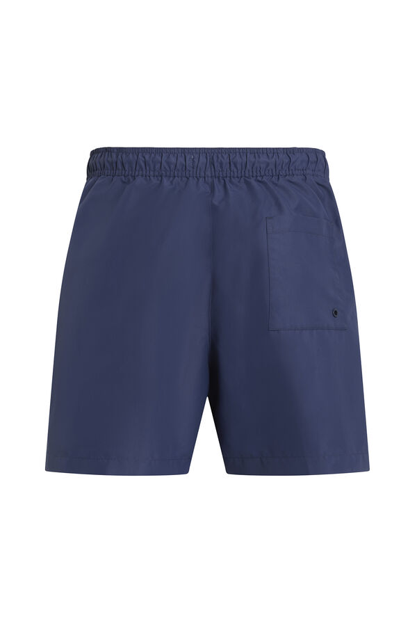 Womensecret Mid-length drawstring swim shorts  blue