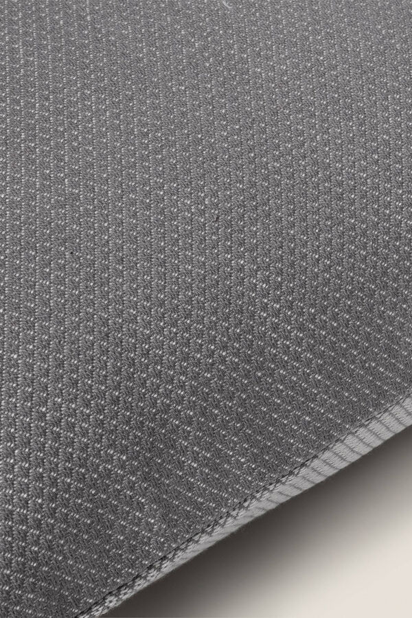 Textura Two-tone cotton cushion cover grey
