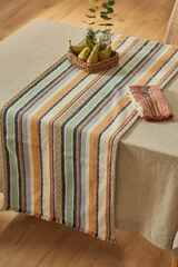 Calma House Caminho de mesa de algod&atilde;o jacquard Vedra estampado