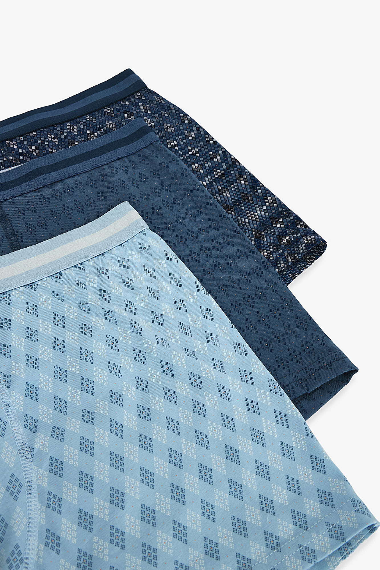 Penti Boxer masculino com estampa xadrez, pacote com 3