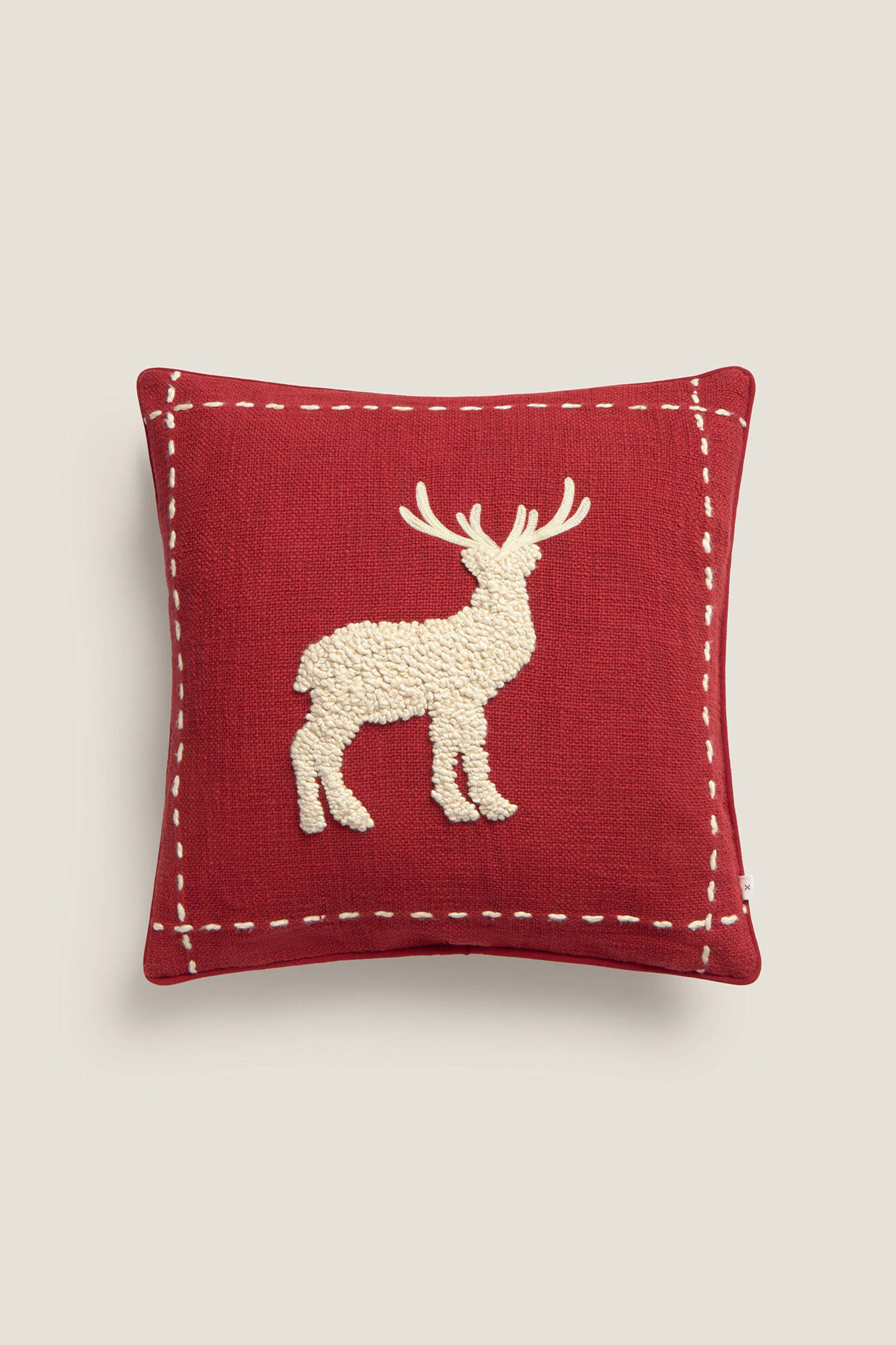 Textura Funda coj&iacute;n algod&oacute;n reno