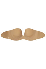 Ivette Bridal Spi strapless adhesive plunge bra  brown