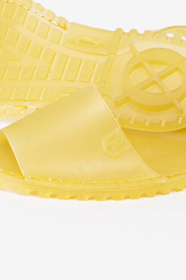 Womensecret Yellow Aqua Menorcan sandal printed