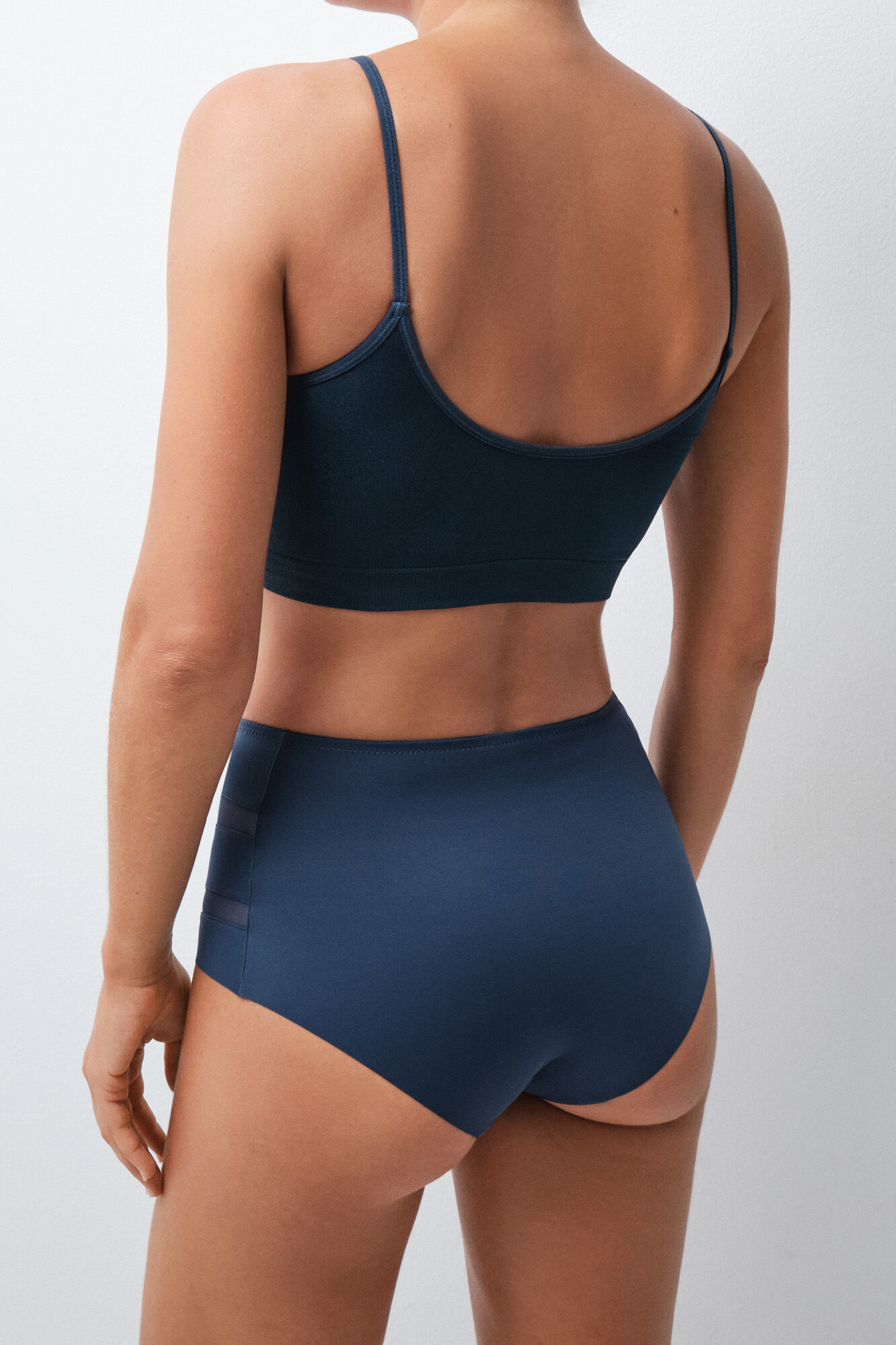 Women'secret Blue high-waisted shaping panty