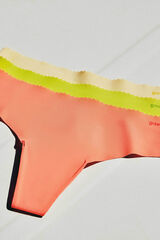 Gisela Pack 3 bragas brasile&ntilde;as sin costuras multicolor estampado