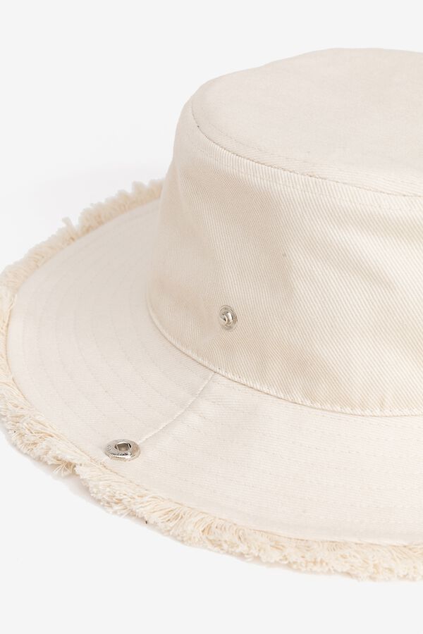Vilanova Drawstring bucket hat brown