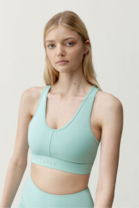 Born Living Yoga Top deportivo Deo azul claro