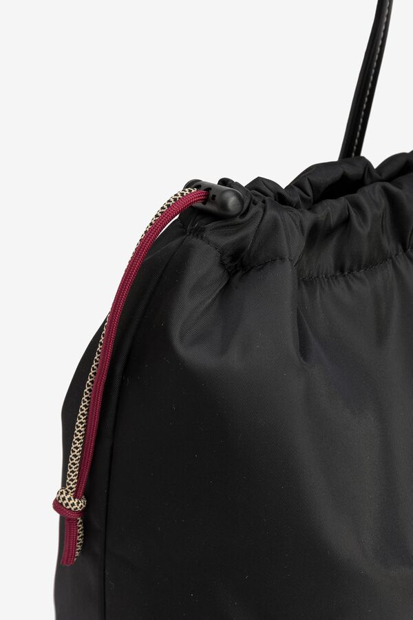 Vilanova Bolso Shopper de Nylon negro