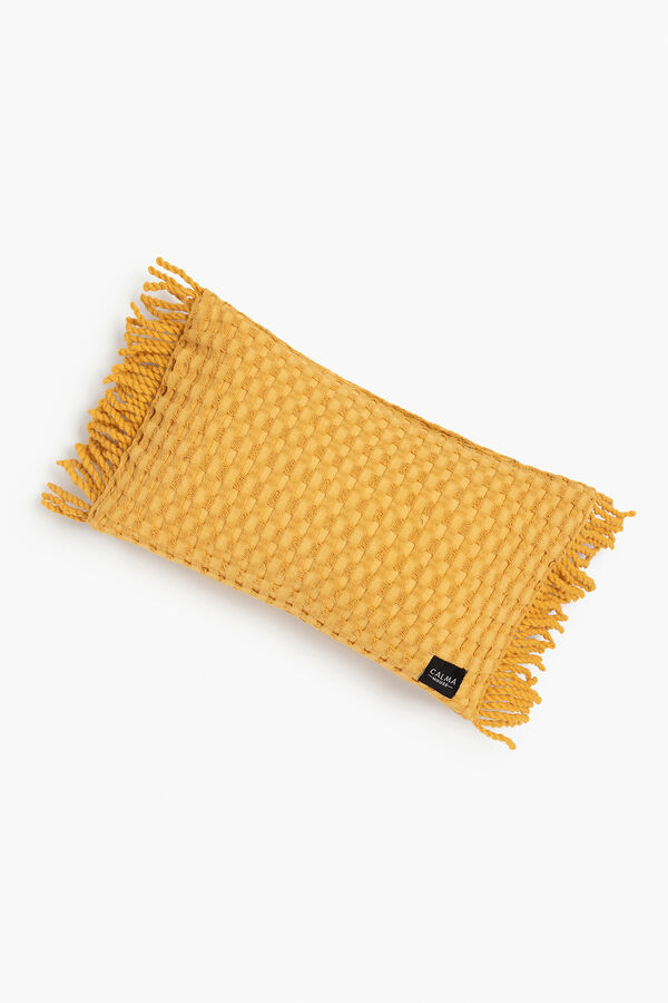Womensecret Mustard Ola 20 x 30 beach cushion imprimé