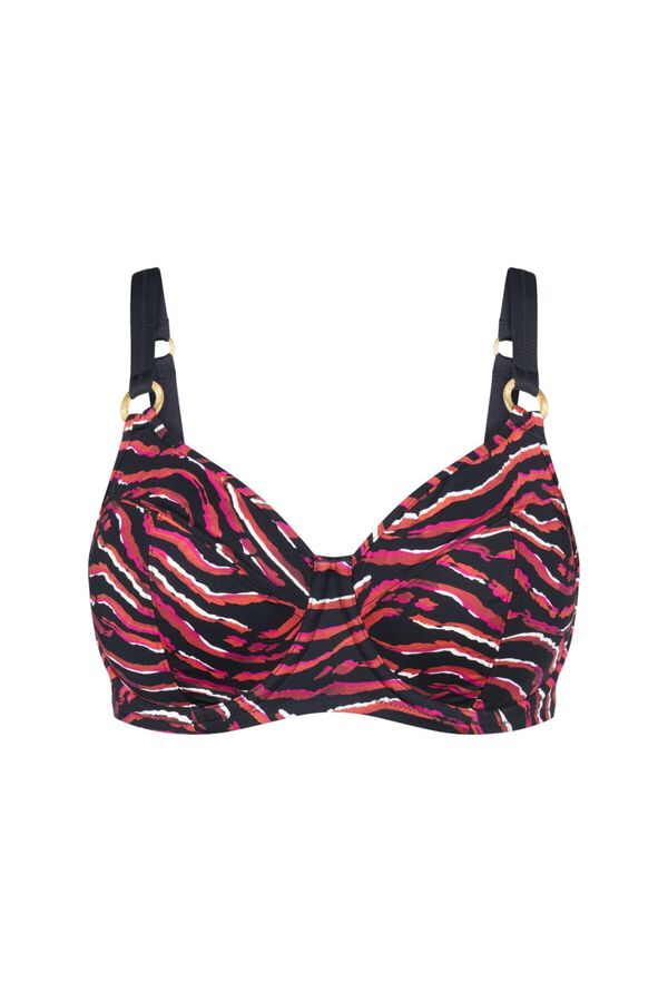 Triumph Top bikini reductor aro animal print estampado