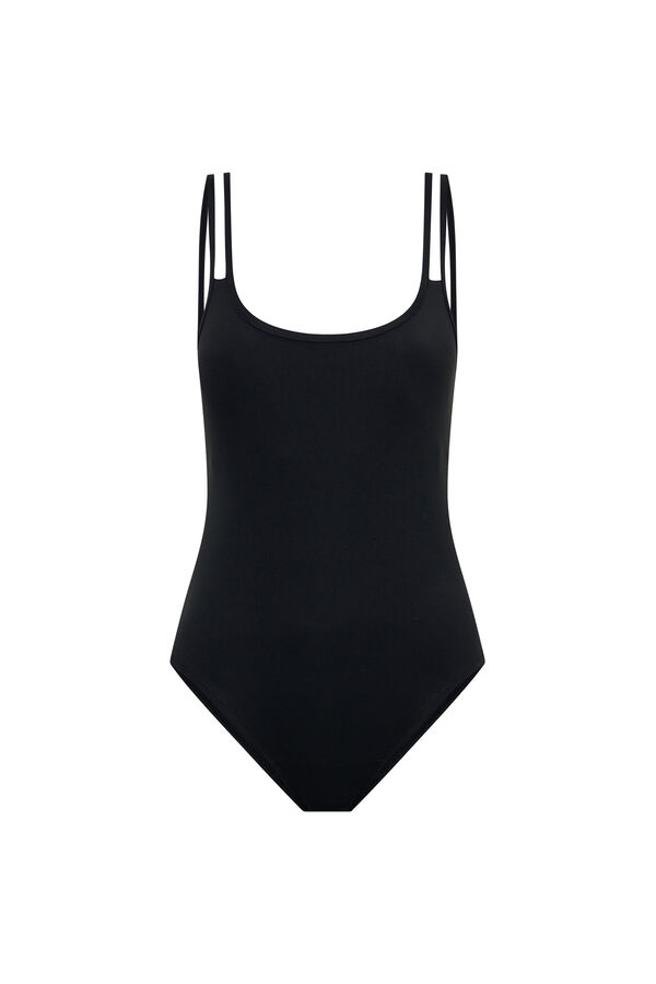 Modibodi Ba&ntilde;ador menstrual doble tirante alta absorci&oacute;n negro