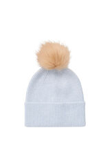 Womensecret Knit hat with pompom bleu
