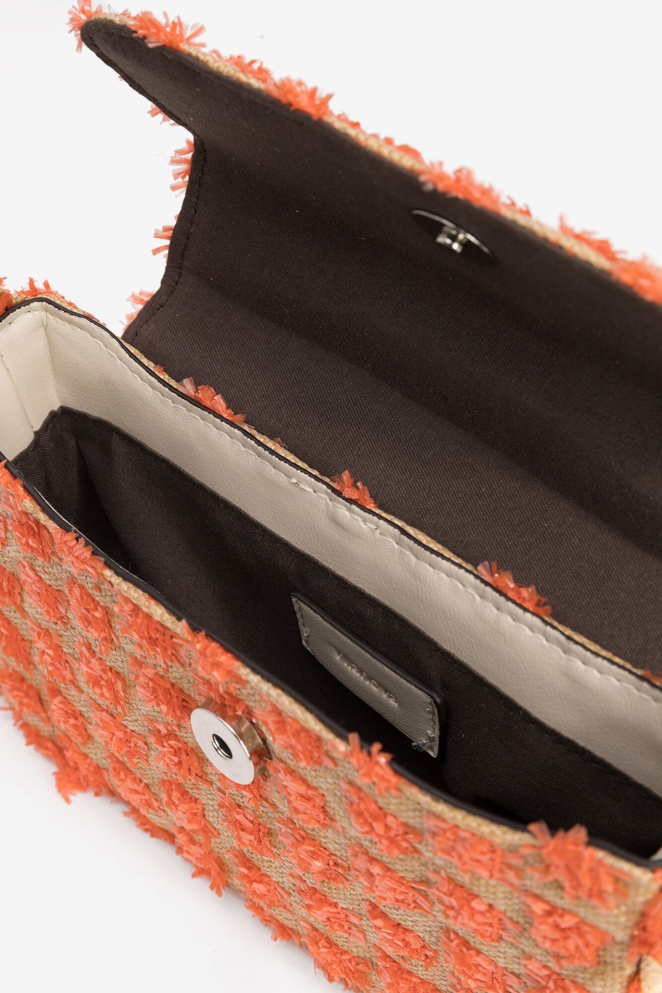 Vilanova Bolso fiesta efecto paja bordada