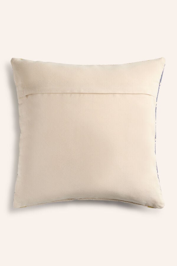 Womensecret Berta dhourrie cotton cushion cover with boho print imprimé