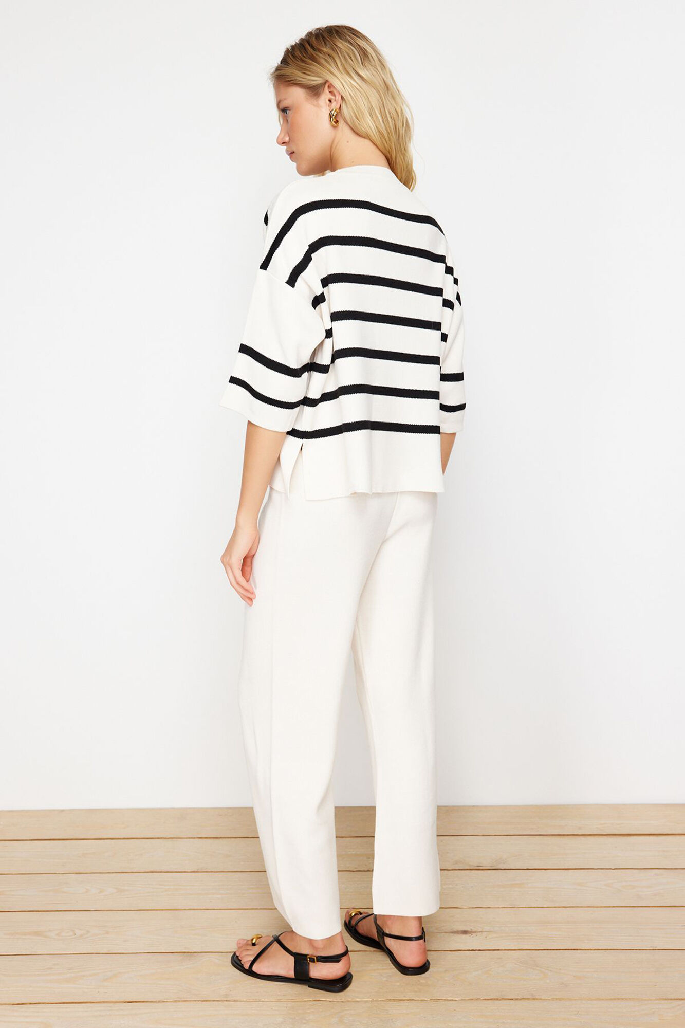 Trendyol Conjunto b&aacute;sico punto con rayas&nbsp;