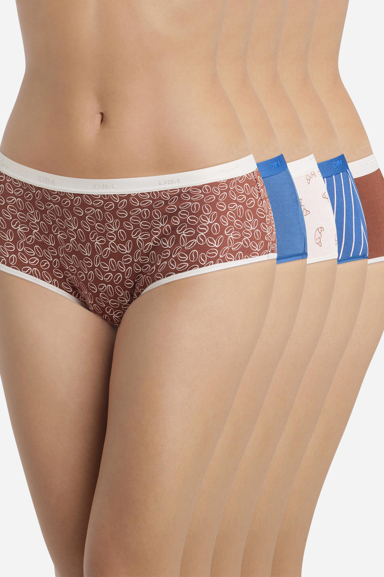 DIM Pack de 5 b&oacute;xers DIM Pockets Coton
