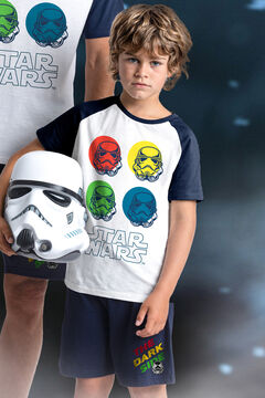 Womensecret STAR WARS The Dark Strike short-sleeved pyjamas for boys blue